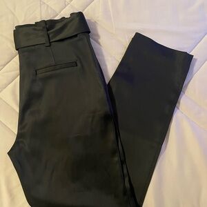 ANTONIO MELANI Black Satin Trousers
